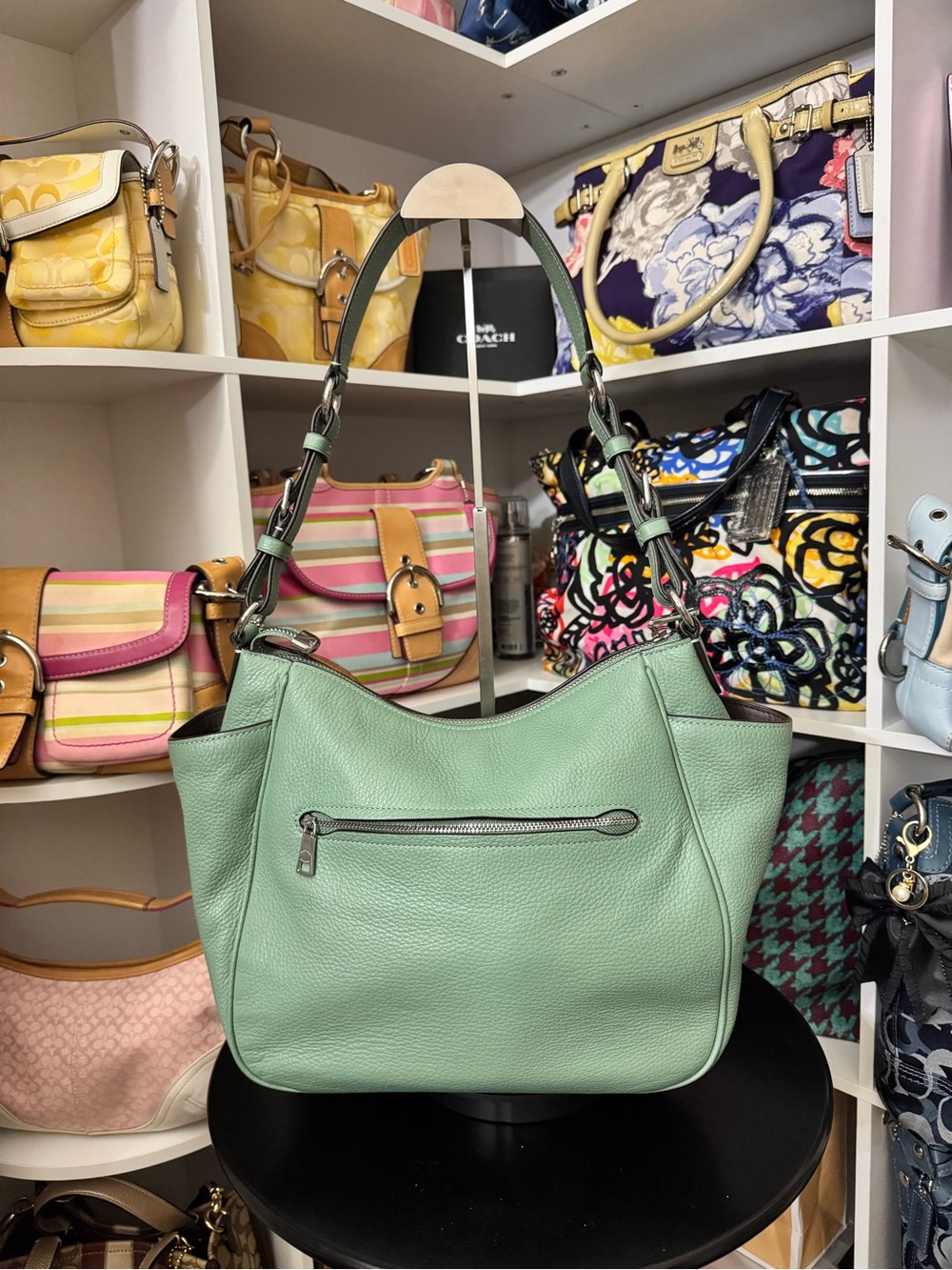 Coach Rory Green Shoulder Bag - Picture 5 of 10